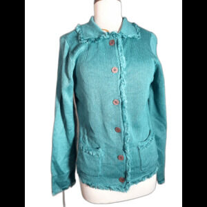 Chadwick's Cardigan Size L Modern Quiet Luxury Boho Chic Cardigan